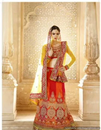 Picture of buy silk lehenga onlinechaniya choli,choli,lehenga,bell