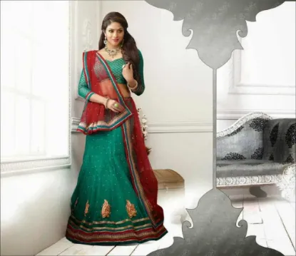 Picture of chaniya choli and lehenga,designer lehenga saree export