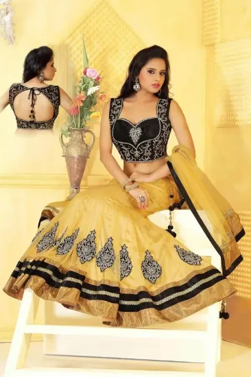 Picture of chaniya choli blouse designs,lehenga saree for marriage