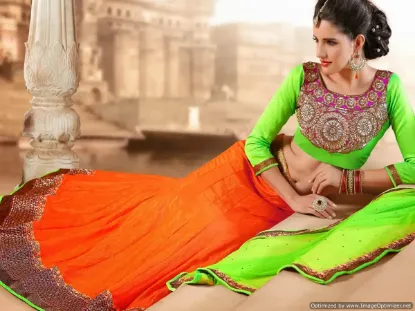 Picture of chaniya choli design 2024,lehenga saree hyderabadchaniy