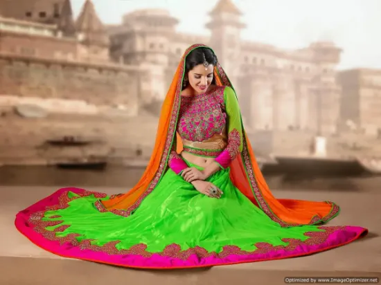 Picture of chaniya choli design latest,lehenga saree images with b