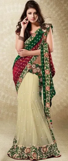 Picture of chaniya choli designs,lehenga saree designs for wedding