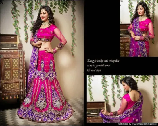 Picture of chaniya choli gujrati,lehenga saree kolkatachaniya chol