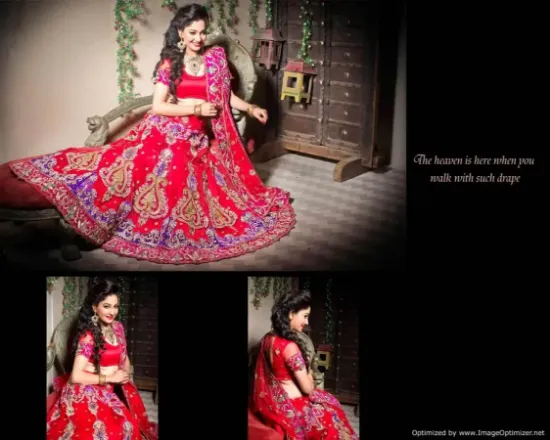 Picture of chaniya choli jewellery online,lehenga saree modest max