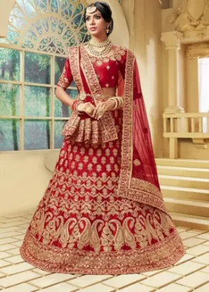 Picture of chaniya choli look,lehenga saree redchaniya choli,choli