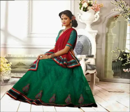 Picture of chaniya choli online,lehenga saree designs with beach d