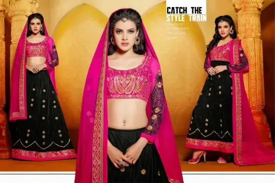 Picture of chaniya choli velvet,lehenga saree below 3000chaniya ch