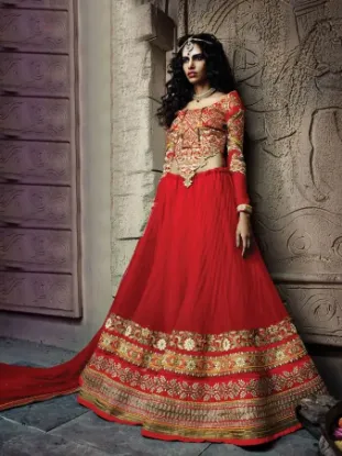 Picture of choli lehenga reception bollywood traditional pakistan,