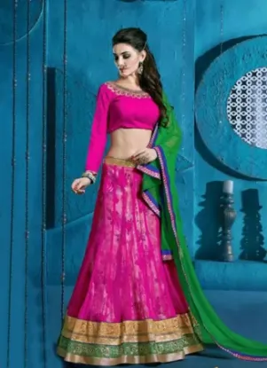 Picture of choli lehenga wedding traditional designer bollywood i,