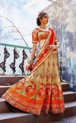 Picture of designer bollywood indian wedding lehenga choli bridal,