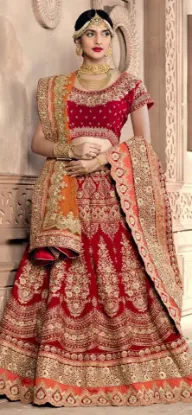 Picture of designer bollywood party wear heavy embroidery wedding 