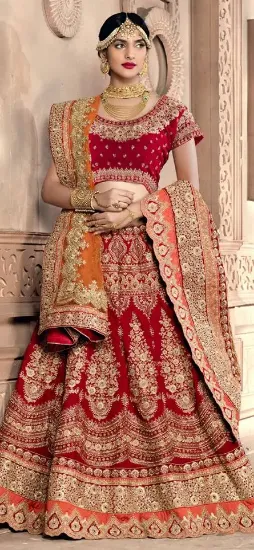 Picture of designer bollywood party wear heavy embroidery wedding 