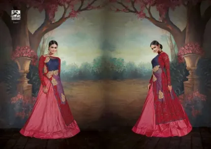 Picture of designer bridal ethnic dress wedding lehenga choli sar,