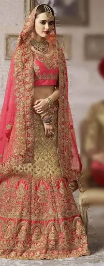 Picture of designer bridal lehenga indian bollywood ethnic weddin,