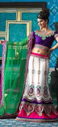 Picture of designer choli lehenga indian wedding traditional bolly