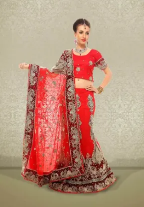 Picture of designer ethnic lehenga saree bollywood sari designer ,