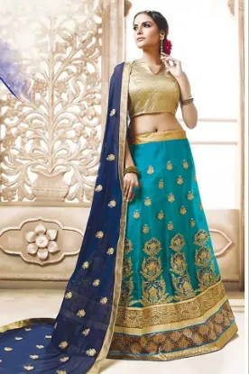 Picture of designer fancy lehenga indian designer lehenga choli br