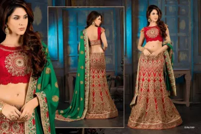 Picture of designer indian heavy work bridal lehenga pakistani we,