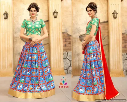 Picture of designer indian heavy work bridal lehenga pakistani wed