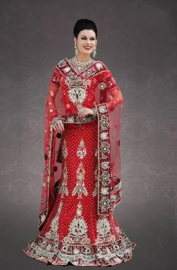 Picture of designer indian lehenga choli ethnic stylish festival ,