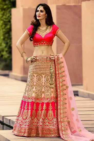 Picture of designer indian lehenga choli ethnic stylish festival p