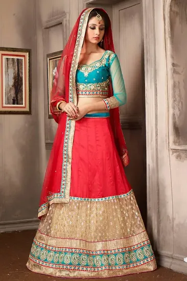 Picture of designer indian lehenga saree pakistani party bollywood