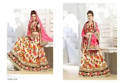 Picture of designer indian party bollywood lehenga choli wedding ,