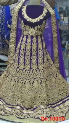 Picture of designer indian party bollywood lehenga choli wedding w