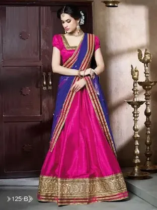 Picture of designer indian party wear choli lehenga pakistani wed,