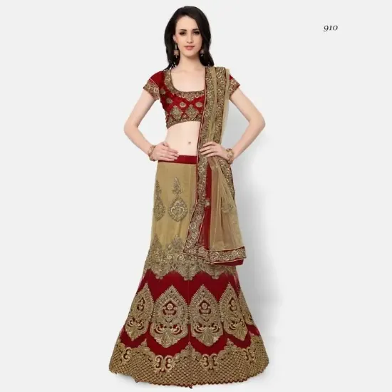 Picture of designer indian partywear wedding traditional lehenga ,