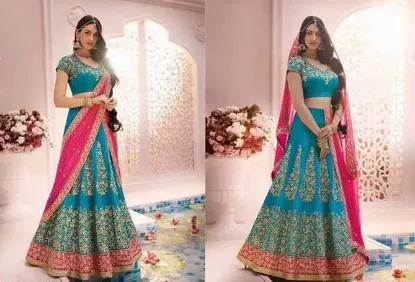 Picture of designer lehenga indian ethnic wedding bollywood party 