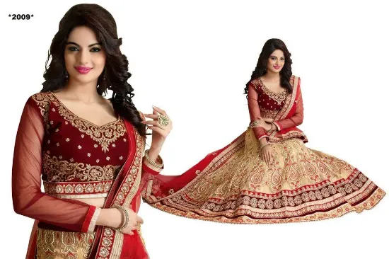 Picture of designer lehenga indian pakistani bridal lehenga weddi,