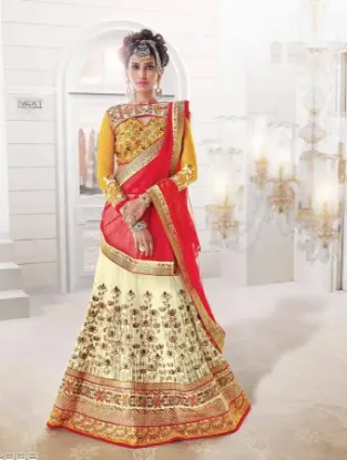 Picture of designer party wear bollywood choli lehenga traditional