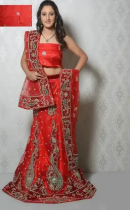 Picture of designer party wear bollywood lehenga choli traditiona,