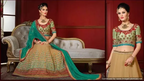 Picture of designer party women wedding indian lehenga festival b,