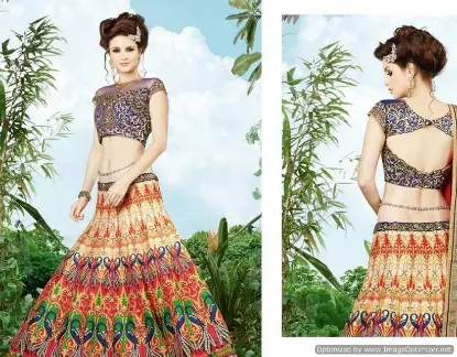 Picture of designer saree indian bollywood sari lehenga wedding b,