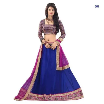 Picture of designer wedding indian pakistani bridal lehenga choli 