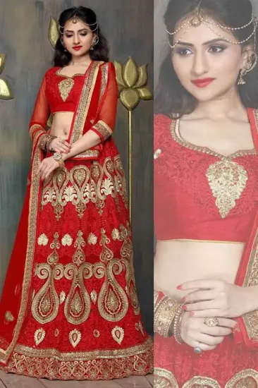 Picture of dress lehenga designer wedding indian women diwali pak,