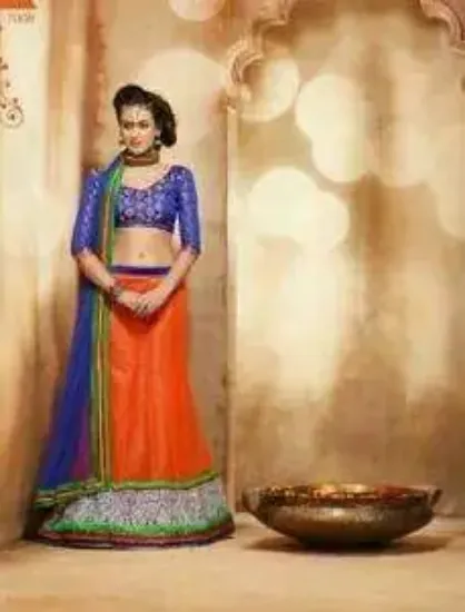 Picture of dress lehenga saree wedding women indian sari bollywoo,