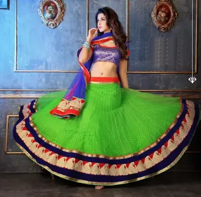 Picture of dress wedding bollywood lehenga choli indian women part