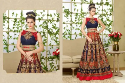 Picture of dress western bridal indian lehenga choli wedding wear,