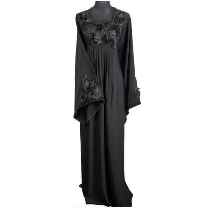 Picture of red evening dress with sleeves,abaya,jilbab,kaftan dre,