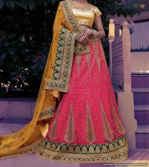 Picture of embroidered lehenga indian pakistani bollywood ethnic ,