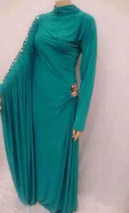 Picture of v neck evening dress pattern,kaftan open front,abaya,j,
