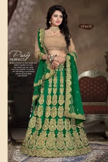 Picture of ethnic designer lehenga choli indian pakistani lehenga,