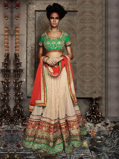 Picture of ethnic designer lehenga indian pakistani bridal leheng,