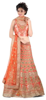 Picture of ethnic designer lehenga indian pakistani bridal lehenga