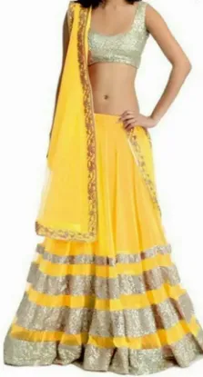 Picture of ethnic designer lehenga indian pakistani bridal lehenga