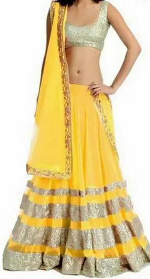 Picture of ethnic designer lehenga indian pakistani bridal lehenga