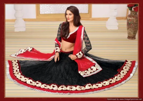 Picture of fancy indian lehenga choli wedding events ceremony par,